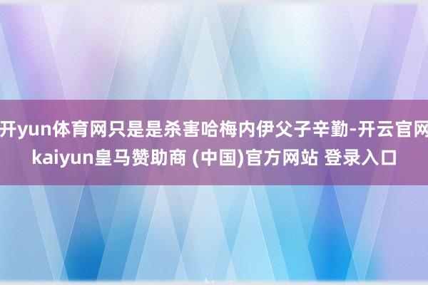 开yun体育网只是是杀害哈梅内伊父子辛勤-开云官网kaiyun皇马赞助商 (中国)官方网站 登录入口